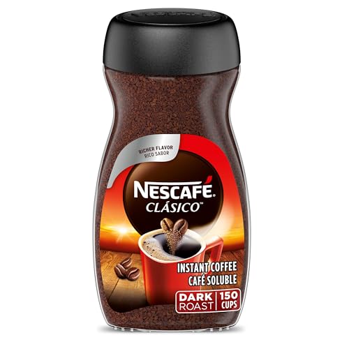 NESCAFE CLASICO Dark Roast Instant Coffee 10.5 oz. Jar