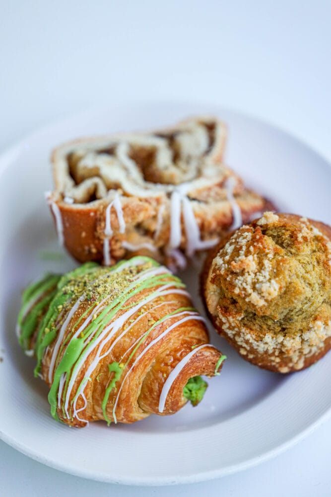 picture of pastries on a plate